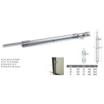 Оцинкованный вертикальный ригель без реверсивной