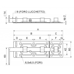 Болт-держатель с аукциона за круглым Закрытие системы Combiarialdo