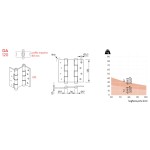 Justor DA 120 Шарнирная петля двойного действия 2 шт