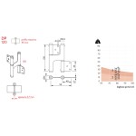 Петля двойного действия пружинная 120x35 Justor DP 120
