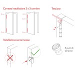 Петля двойного действия пружинная 120x35 Justor DP 120