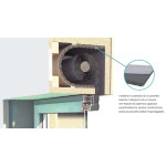 Теплоизоляция существующих коробов рольставней Effezeta