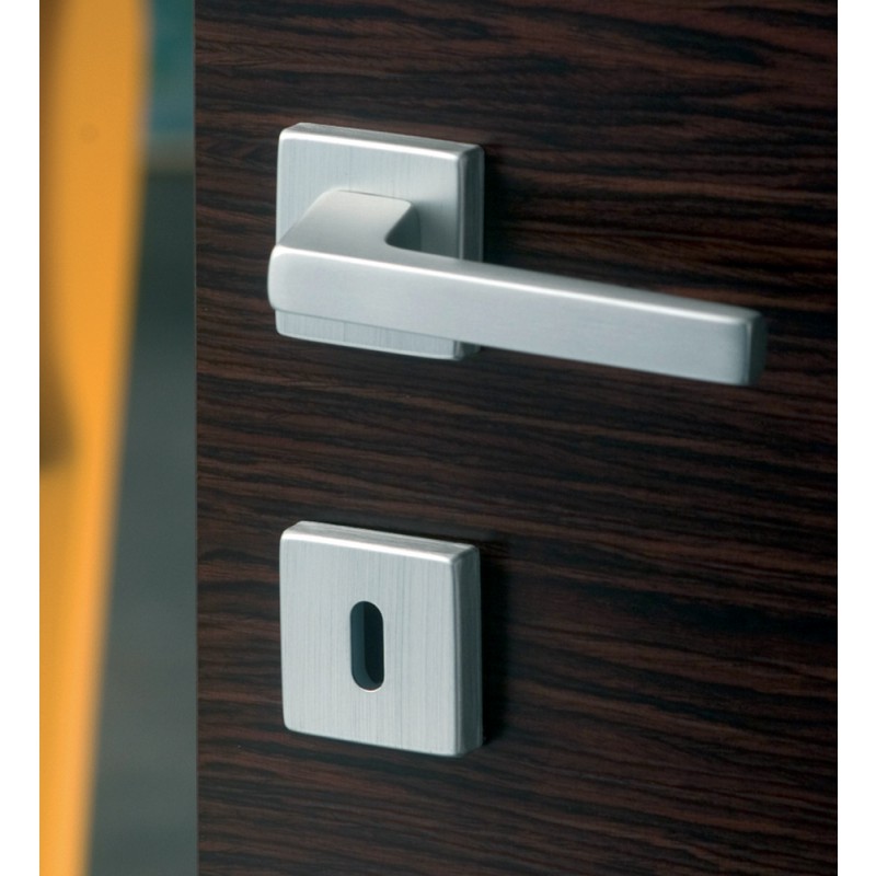 Пара ручек Ghidini Архимед Модель Серебряный F1-Сб Розетка и вентиляционные отверстия