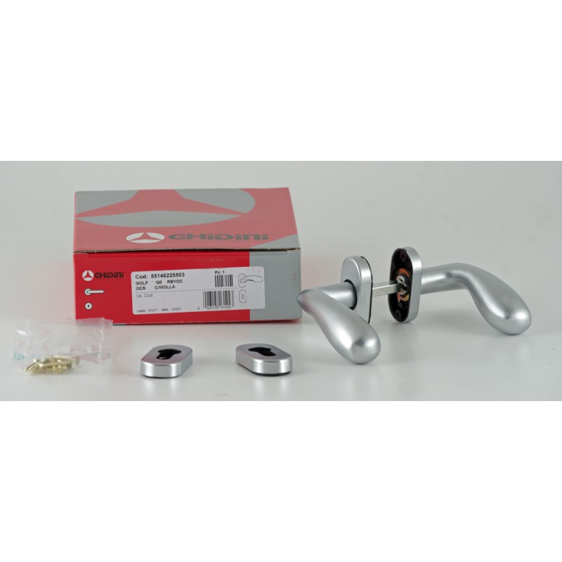 Пара ручек GHIDINI OCS M18 Розетка и отверстия