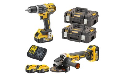 DeWalt DCK2153P2T Комплект Дрель DCD796 Шлифовальная машина DCG405