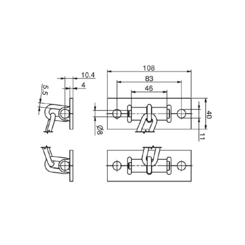 Устройство безопасности ворот для защиты падения Nova-Ferr 253