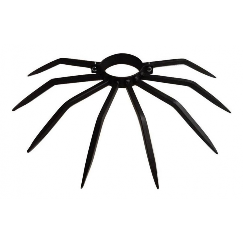 Противоугонный столбик диаметром 80 мм с Retrocollare Grimpo с внешними дождевыми осадками вдали от стены