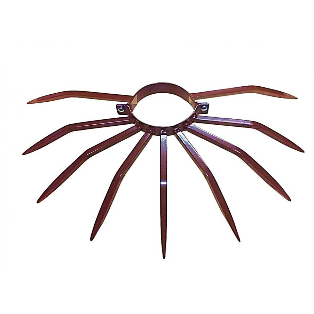 Противоугонный диаметр столбика 120 мм Grimpo для наружных труб Тип осадков в коричневой окрашенной стали