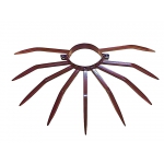 Противоугонный диаметр столбика 120 мм Grimpo для наружных труб Тип осадков в коричневой окрашенной стали