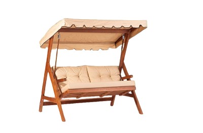 Деревянное кресло-качалка Cipro водонепроницаемыми подушками