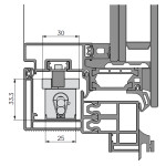 E-LOCK ULTRAFLEX UCS линейный привод периметральной фурнитуры