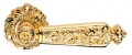 Чистое золото старинных ручка двери на Rosetta Linea Cali Vintage