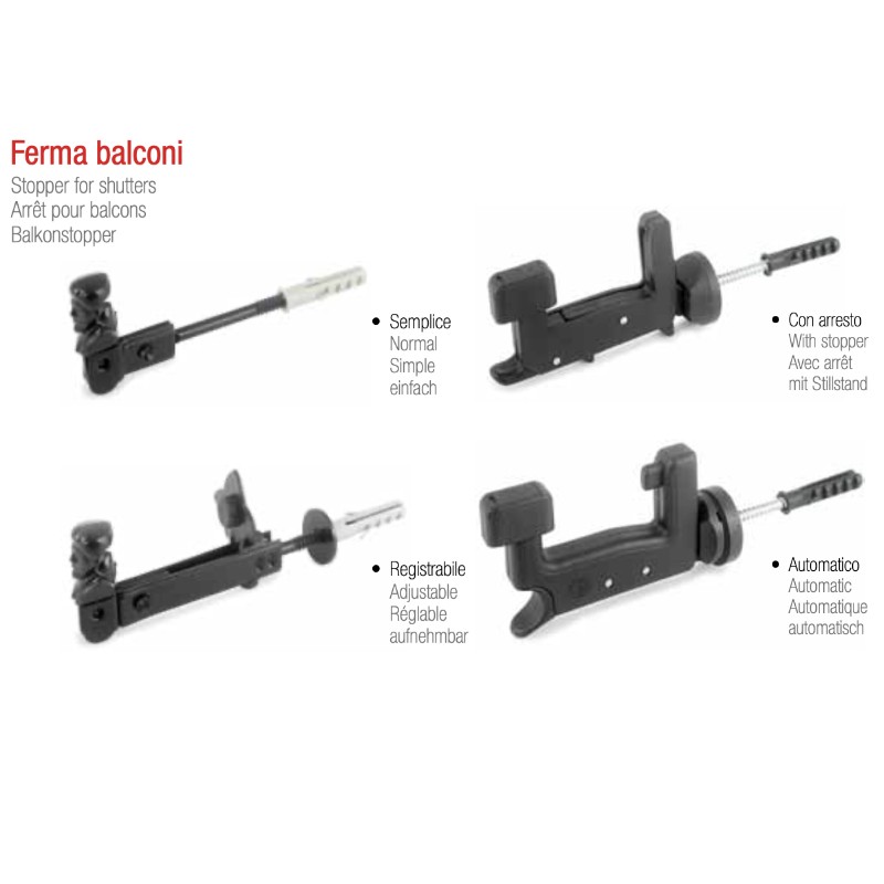 Стоп затвора Adem простой регулируемый стопором автоматический