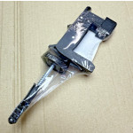 Автоматическая пробка для жалюзи из черного пластика винтом и дюбелем IBFM