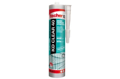 Fischer KD CLEAR 40 Кристаллический герметик-клей для стекла