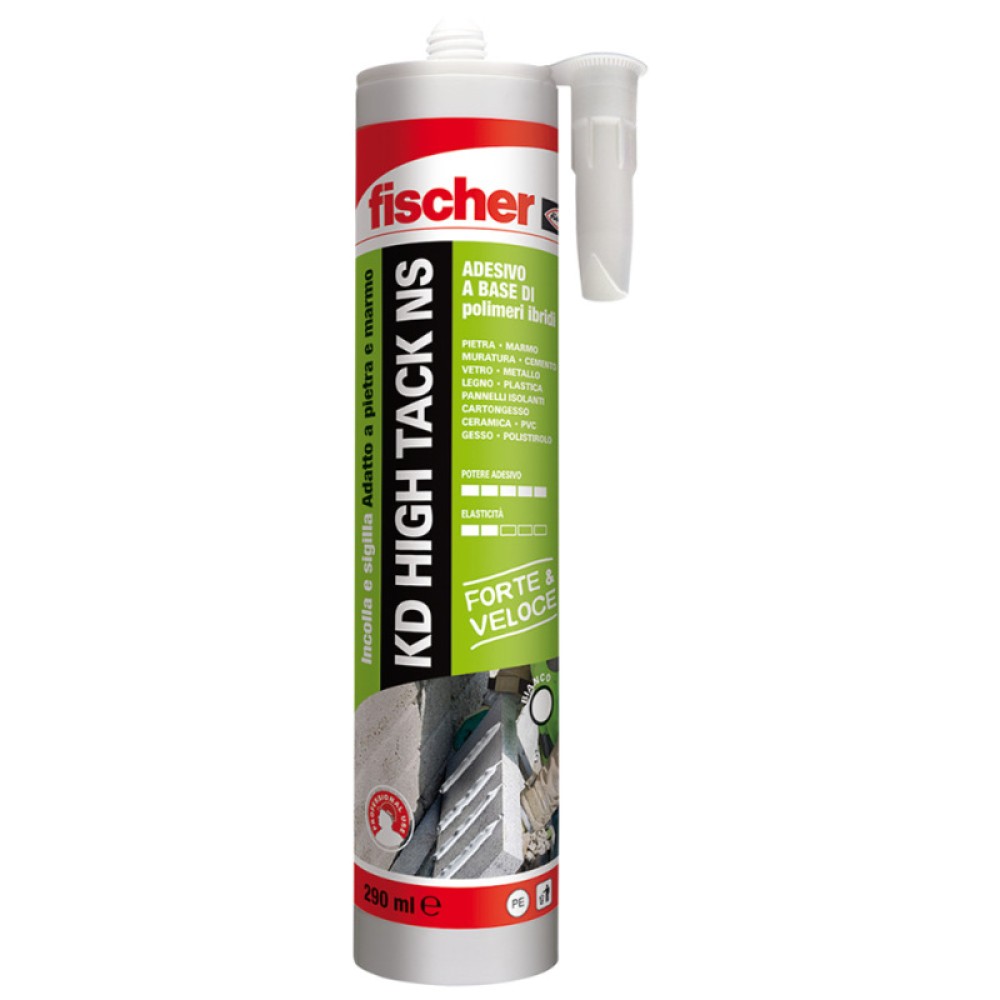 Клей-герметик Fischer KD High Tack с очень высоким начальным сцеплением