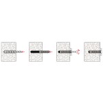 Нейлоновая расширительная заглушка Fischer SX на 4 сектора