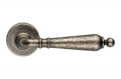 Florenzia Aged Brass Door Handle на Розетте для Casa Rustica Linea Calì