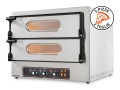 Двойная электрическая печь для пиццы Kube 2 нержавеющей стали итальянское качество