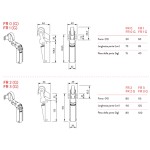 Гидравлический дверной тормоз Justor FR Различные модели