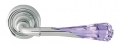 Джемма Фиолетовый Хром ручка порт Rosetta Linea Cali Кристалл