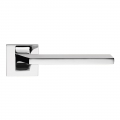 Giro Zincral Полированная хромированная дверная ручка на розетке для архитектуры интерьера Line Calì Design