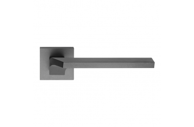Весна Zincral полированный хром Дверная ручка на Rosette с Форма Soft Line Design Cali