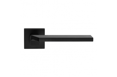Весна Zincral полированный хром Дверная ручка на Rosette с Форма Soft Line Design Cali