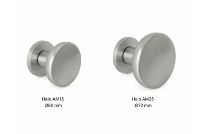 Halo Colombo Design Фиксированная дверная ручка-кнопка Ø60 или Ø72