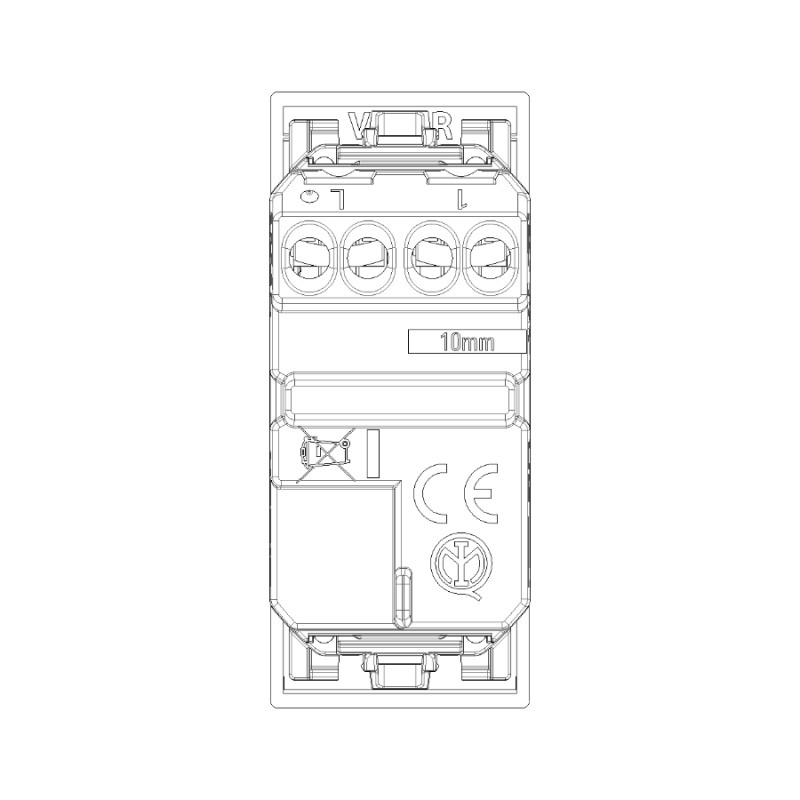 VIMAR LINEA 30000.B/C/G Выравниваемый подсвечиваемый гражданский выключатель серии