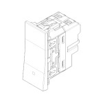 VIMAR LINEA 30000.B/C/G Выравниваемый подсвечиваемый гражданский выключатель серии