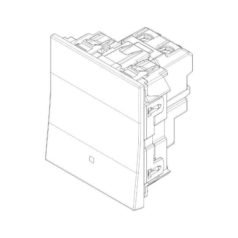 Переключатель VIMAR LINEA 30000.2B/C/G выравниваемый подсветкой