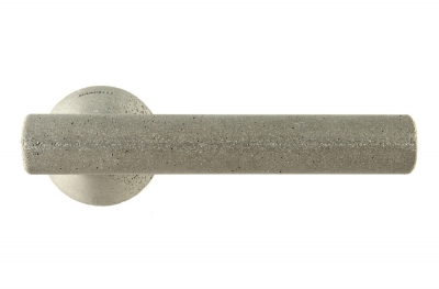 Цементная ручка Juno Color Ash для двери на розетке от дизайнера Алессандро Дубини для Mandelli