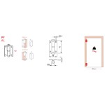 Justor PF 90 копланарный штифт левый или правый 2 шт