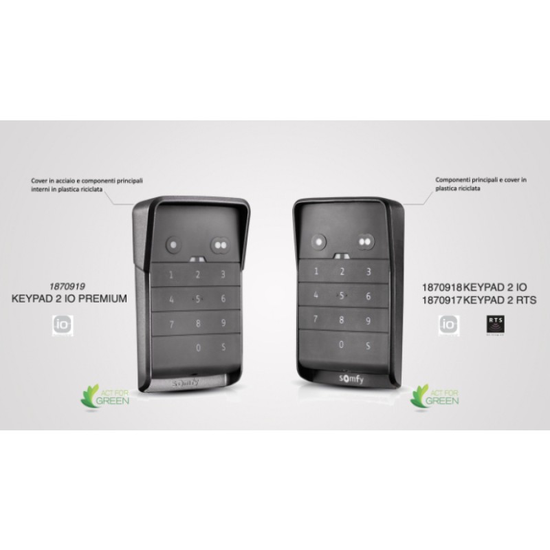 Keypad 2 Клавиатура Somfy для Radio IO и RTS Motors