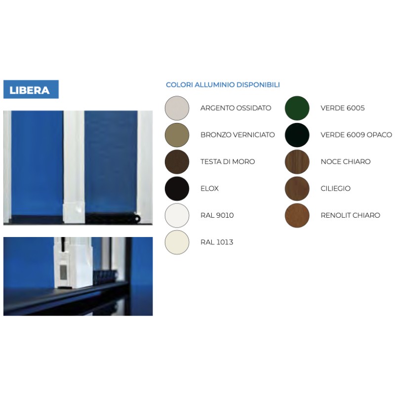 Libera RM Москитные сетки без наземной направляющей для больших дверей