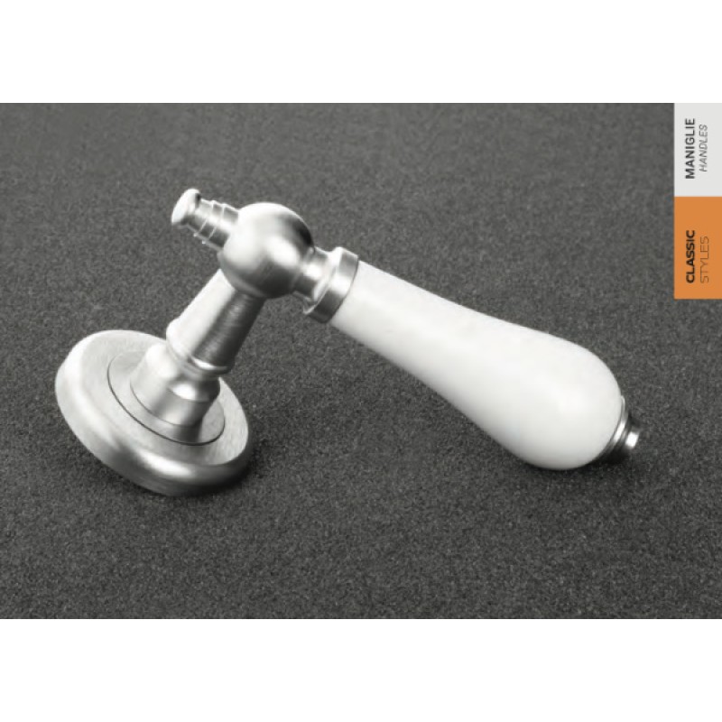 Дверная ручка с фарфором Reguitti Sandra