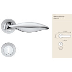 Ручка Linea Calì Delfino для классических дверей латуни с розеткой