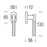 Оконная ручка Zaira Reguitti DK Tilt-and-Turn Movement