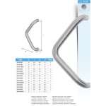 Потяните ручку нержавеющей AISI 316L трубчатой MPM 05.03