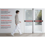 Антипаниковый замок CISA ALPHA TOUCH или PUSH Накладной монтаж