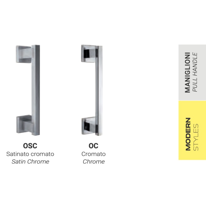 Ручка Q-Star Reguitti из хромированной латуни и колесная база