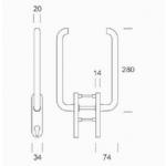 Martellina PBA 2MM.015.00DK из нержавеющей стали AISI 316L