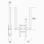 Martellina PBA 2MM.015.00DK из нержавеющей стали AISI 316L