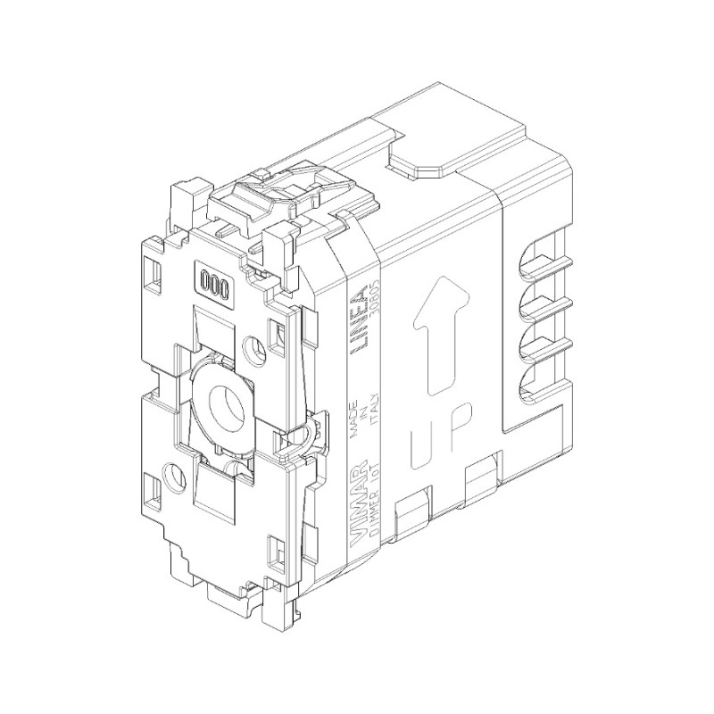 Подключенный механизм диммера VIEW Wireless VIMAR LINEA 30805
