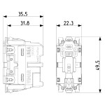 Механизм переключения VIMAR LINEA 3000 Розетки без кнопок