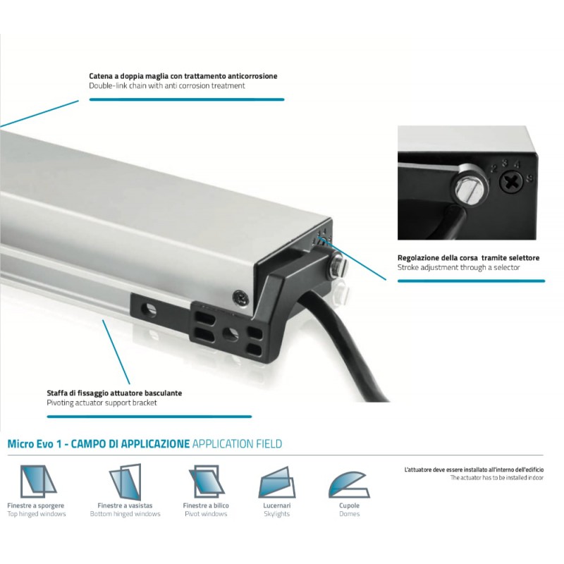 Привод двухзвенной цепи Micro Evo 1 Mingardi для Windows