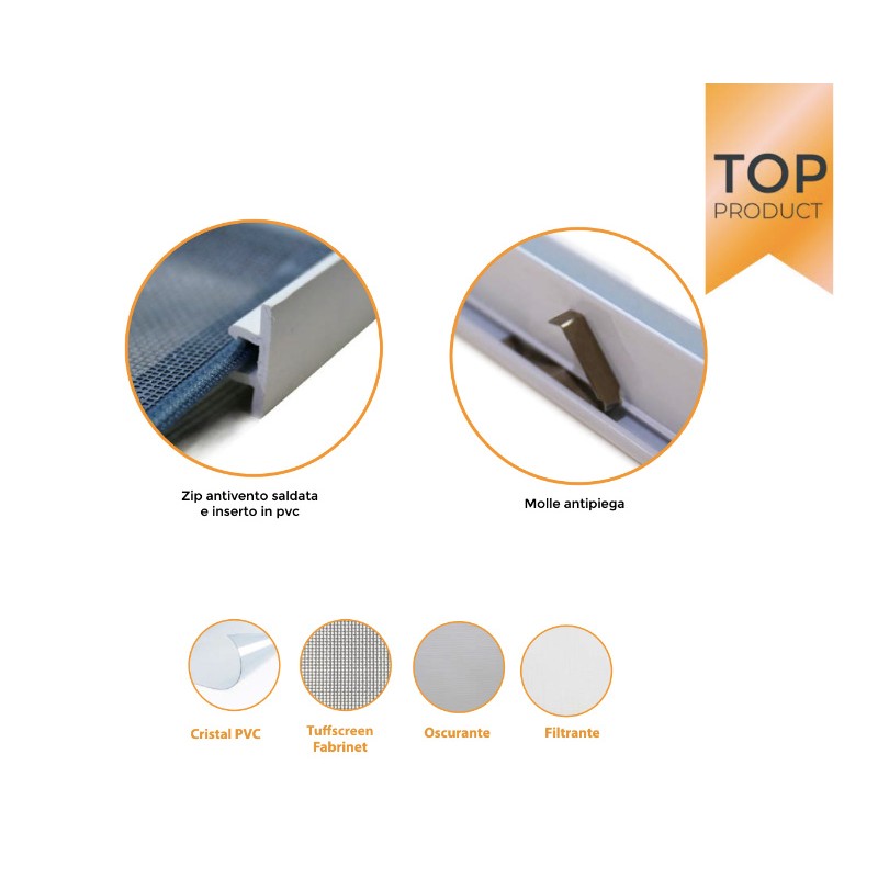 Oltre V Effezeta Москитная сетка с вертикальным затемнением