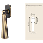 Opera Linea Calì Оконная ручка DK Винтажная неоклассическая коллекция