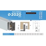 Ограничитель сквозняка для раздвижной двери 2020LSD Comaglio Sliding Series